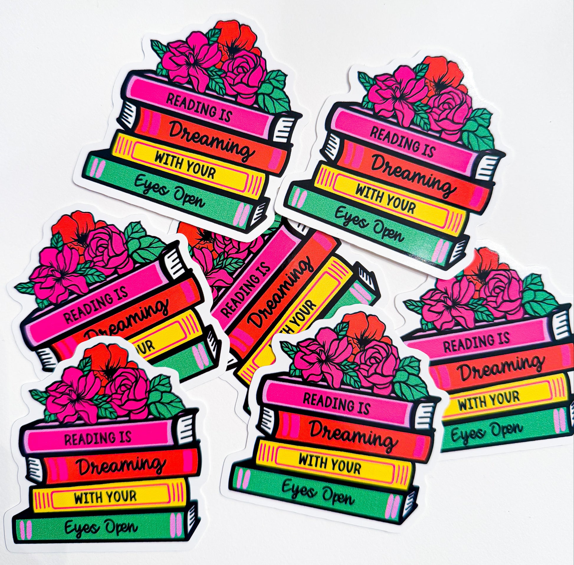 "Reading is Dreaming" Stickers